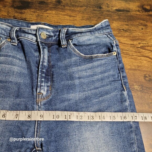 Zenana Jeans Size 29 High Rise Skinny Medium Light Wash Stretch Denim - Picture 7 of 12